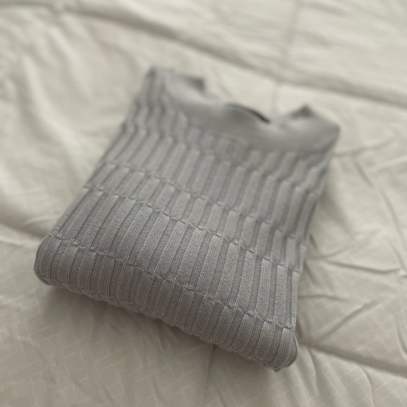 Club Monaco Signature Ribbed Mock Neck Sweater - Picture 10 of 10